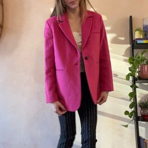 Something Navy Pink Blazer